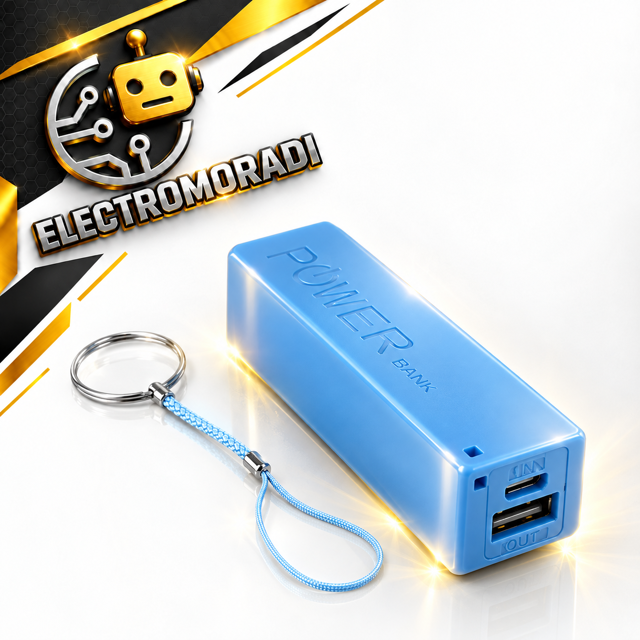 کیس پاوربانک جیبی تک سل پلاستیکی استوک