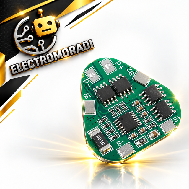 ماژول شارژ و دشارژ BMS باتری لیتیومی 3 سل 8 آمپر