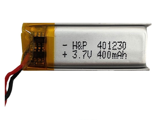 باتری لیتیوم پلیمر 3.7v ظرفیت 400mA