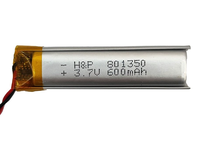 باتری لیتیوم پلیمر 3.7v ظرفیت 600mA