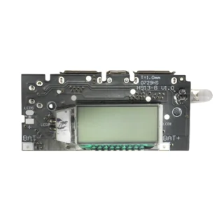 ماژول پاوربانک دارای نمایشگر و دو خروجی 5V 1A , 2.1A USB